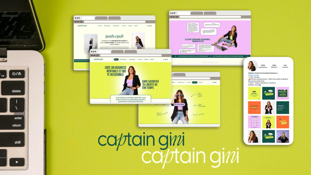 coulisse rebranding captain gini