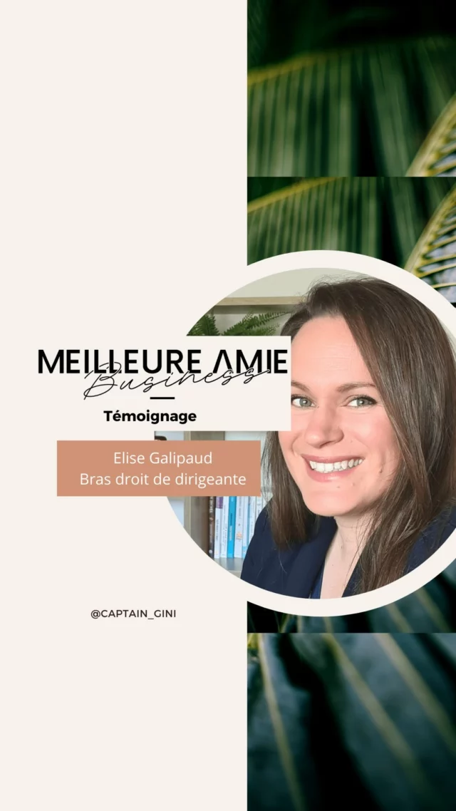 ✨ « Je ne voulais plus être seule dans mon business… » 
Et si toi aussi tu pouvais avancer avec plus de clarté, de soutien et d’élan stratégique ?

🎥 Dans ce témoignage, Élise – bras droit de dirigeantes – partage son expérience avec le programme Ma Meilleure Amie Business. 
Pendant 11 mois, elle a trouvé un accompagnement sur-mesure, de la clarté dans ses priorités, et surtout… une vraie partenaire de réflexion pour prendre du recul et faire avancer ses projets.

Ce qu’elle dit : 
➡️ “Virginie s’est toujours adaptée à mes problématiques.” ➡️ “Ce programme porte très bien son nom.” ➡️ “Je suis repartie avec des actions concrètes à chaque session.”

Toi aussi, tu veux arrêter de tout porter seule, structurer ton business avec sérénité et vision, et avoir une coach à tes côtés qui te comprend vraiment ? 
➡️ Commente « MAB » ou envoie-moi un DM pour rejoindre le programme !

💛 Il est temps de ne plus avancer seule.

#coachingbusiness #entrepreneuse #femmesentrepreneures #femmesambitieuses #brasdroit #entreprendreaufeminin #accompagnementbusiness #developpementbusiness #businesswomanfrance #coachfrançaise #mabprogram #coachmarketing #businessenligne #strategieentreprise #claritebusiness